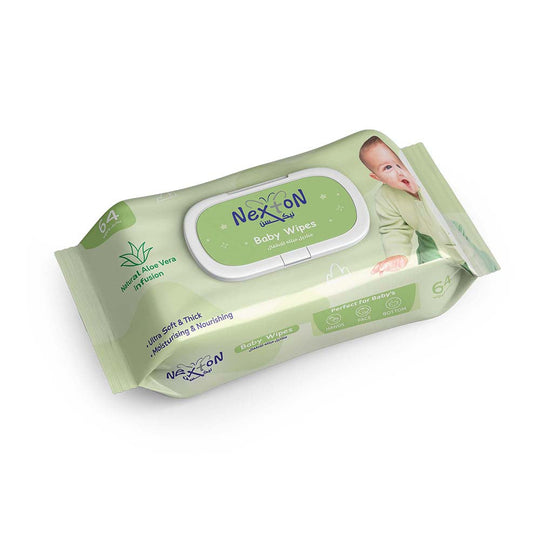 Nexton  Baby Wipes (Aloe vera) 64 pcs