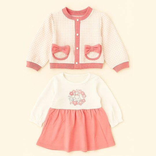 Cozy Charm 2-Piece Wool Frock With Waskit