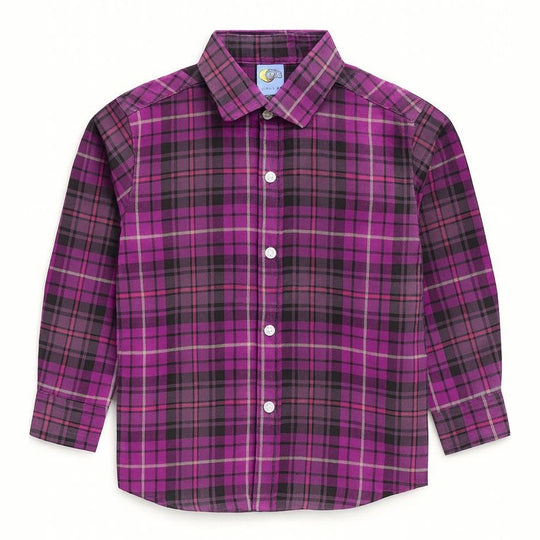 Boys Check Shirt Full Sleeve Cotton
