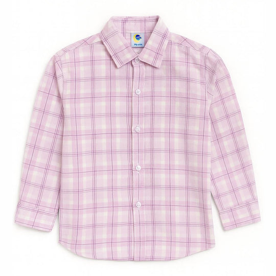 Boys Check Shirt Full Sleeve Cotton