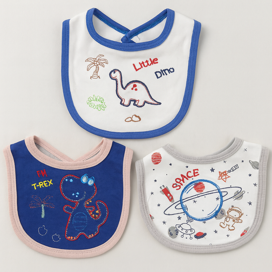My Little Baby Pack Of 3-Bib Thai