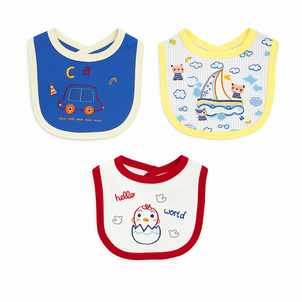 My Little Baby Pack Of 3-Bib Thai