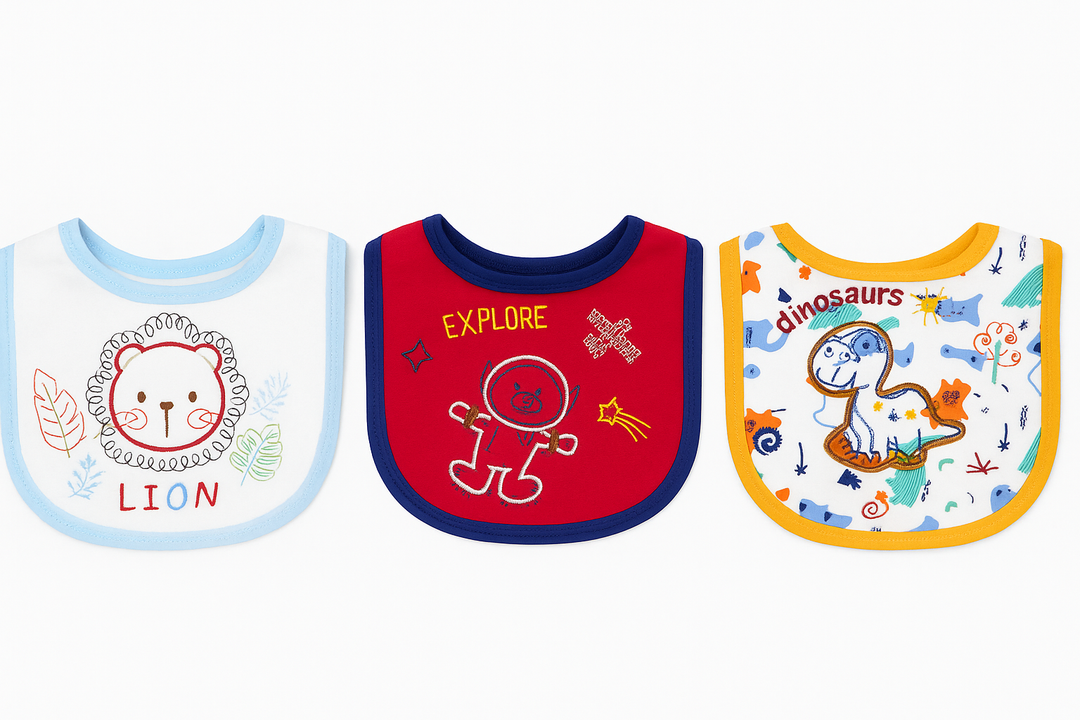My Little Baby Pack Of 3-Bib Thai