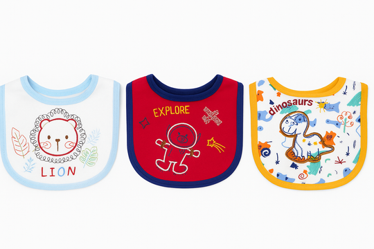 My Little Baby Pack Of 3-Bib Thai