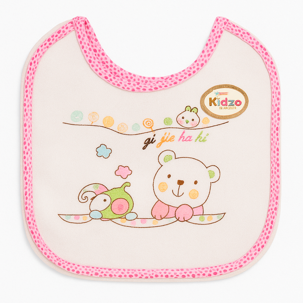 Kidzo Baby Terry Bib Pack Of-2 Amall
