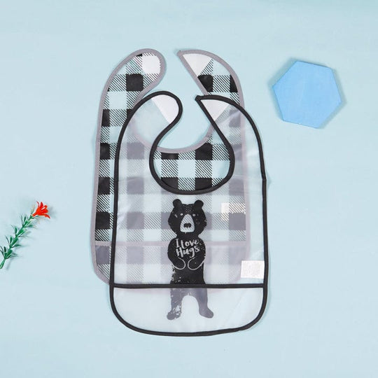 Aifeier Baby 2-Pcs Plastic Bib