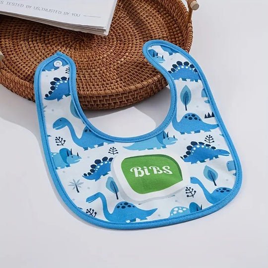 China Baby Printed Bib Button