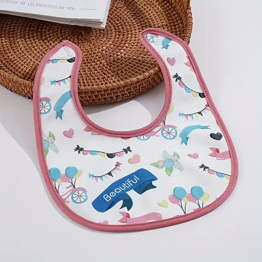 China Baby Printed Bib Button