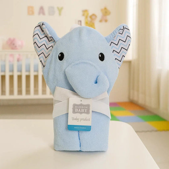 Hudson Hooded Character Bath Towel Fancy