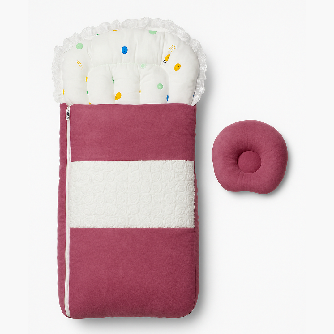 L/M Kidzo Velvet Carry Nest  D Zip