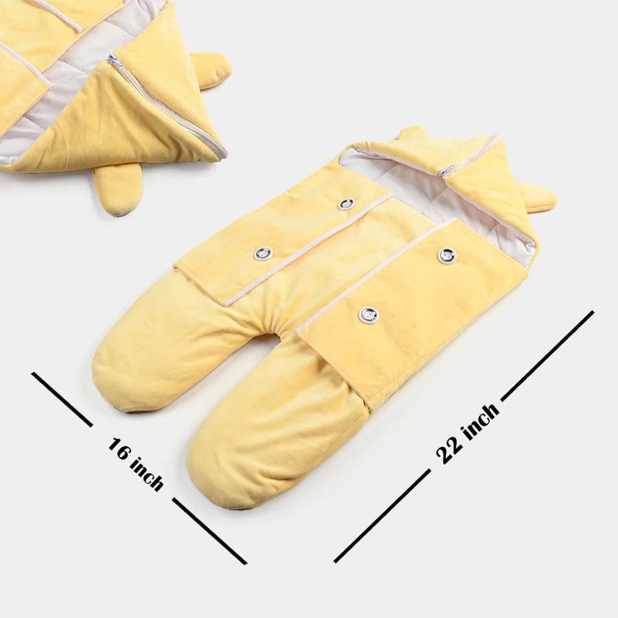 Kidzo Velvet Roumper Style Carry Nest Hooded