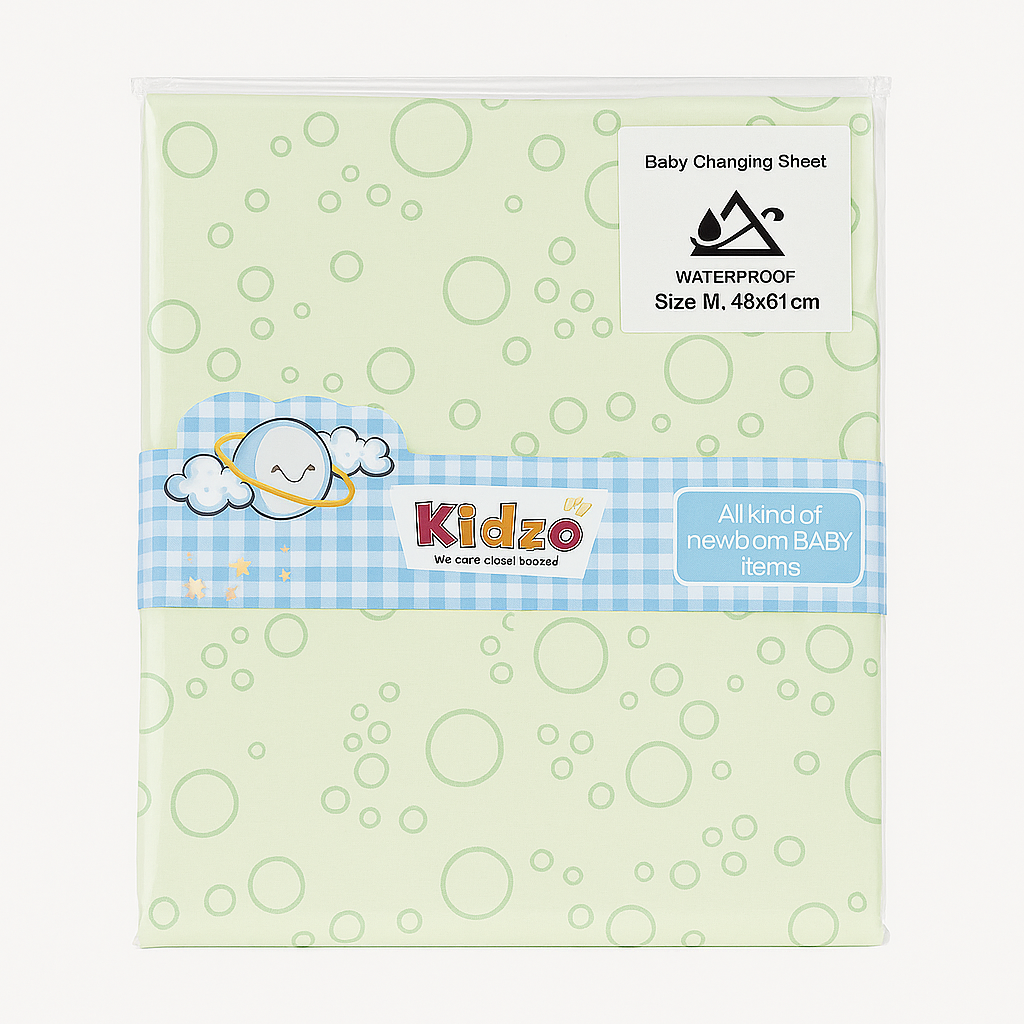 Kidzo Baby Changing Sheet-Larg