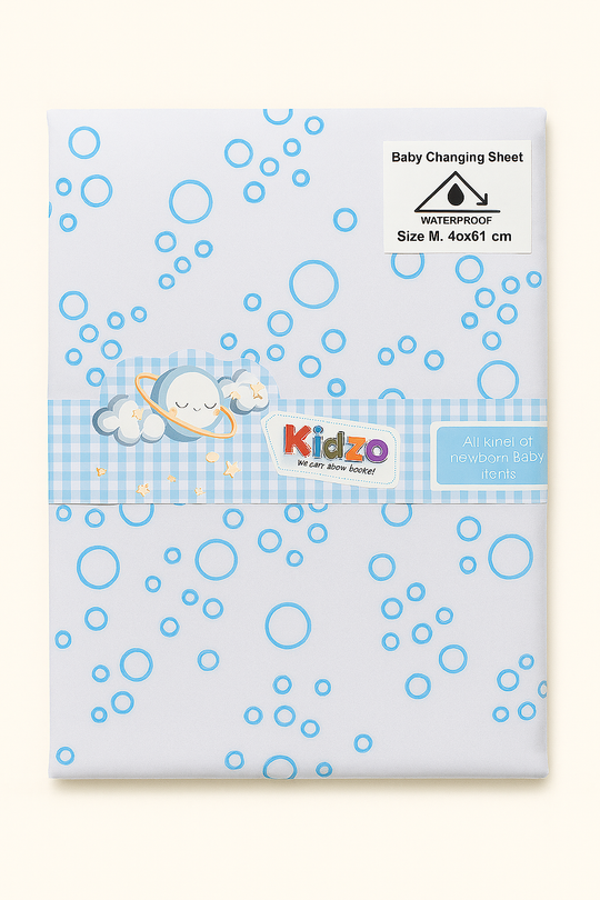 Kidzo Baby Changing Sheet-Larg