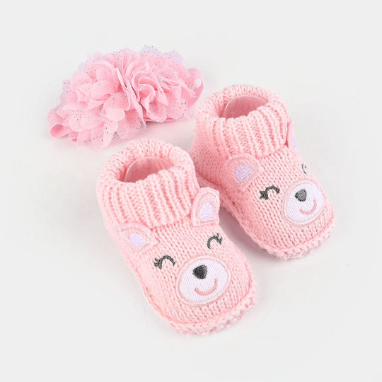 Baby 2-Pcs Set Woolen Botties