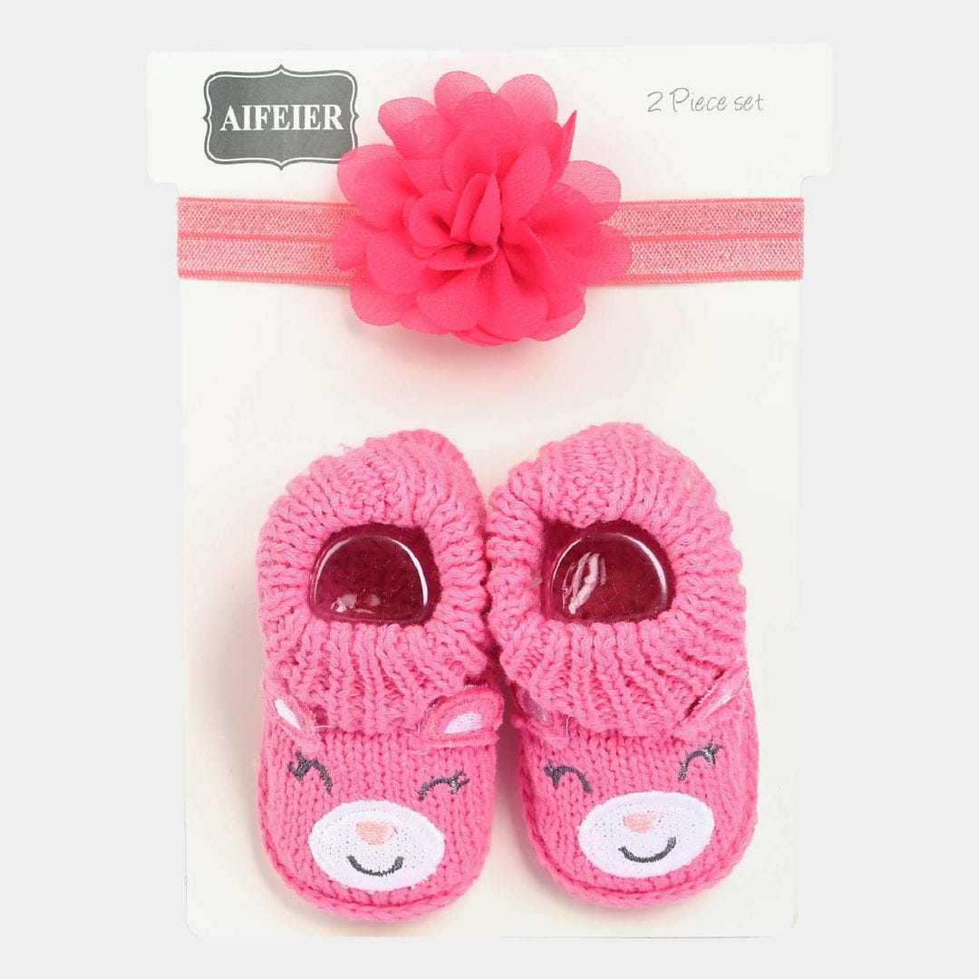 Baby 2-Pcs Set Woolen Botties