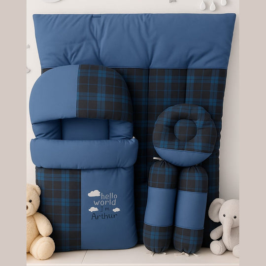 5-Pieces Check Print Bister