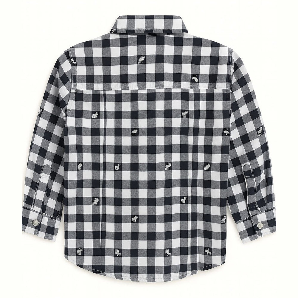 Boys Check Shirt Full Sleeve Cotton