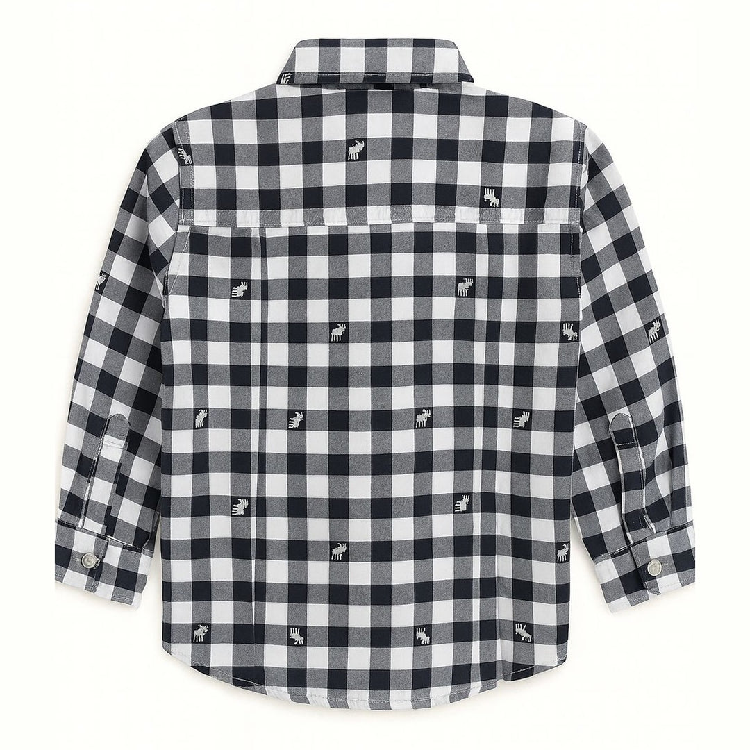 Boys Check Shirt Full Sleeve Cotton