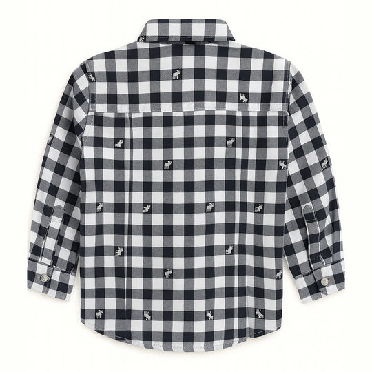 Boys Check Shirt Full Sleeve Cotton