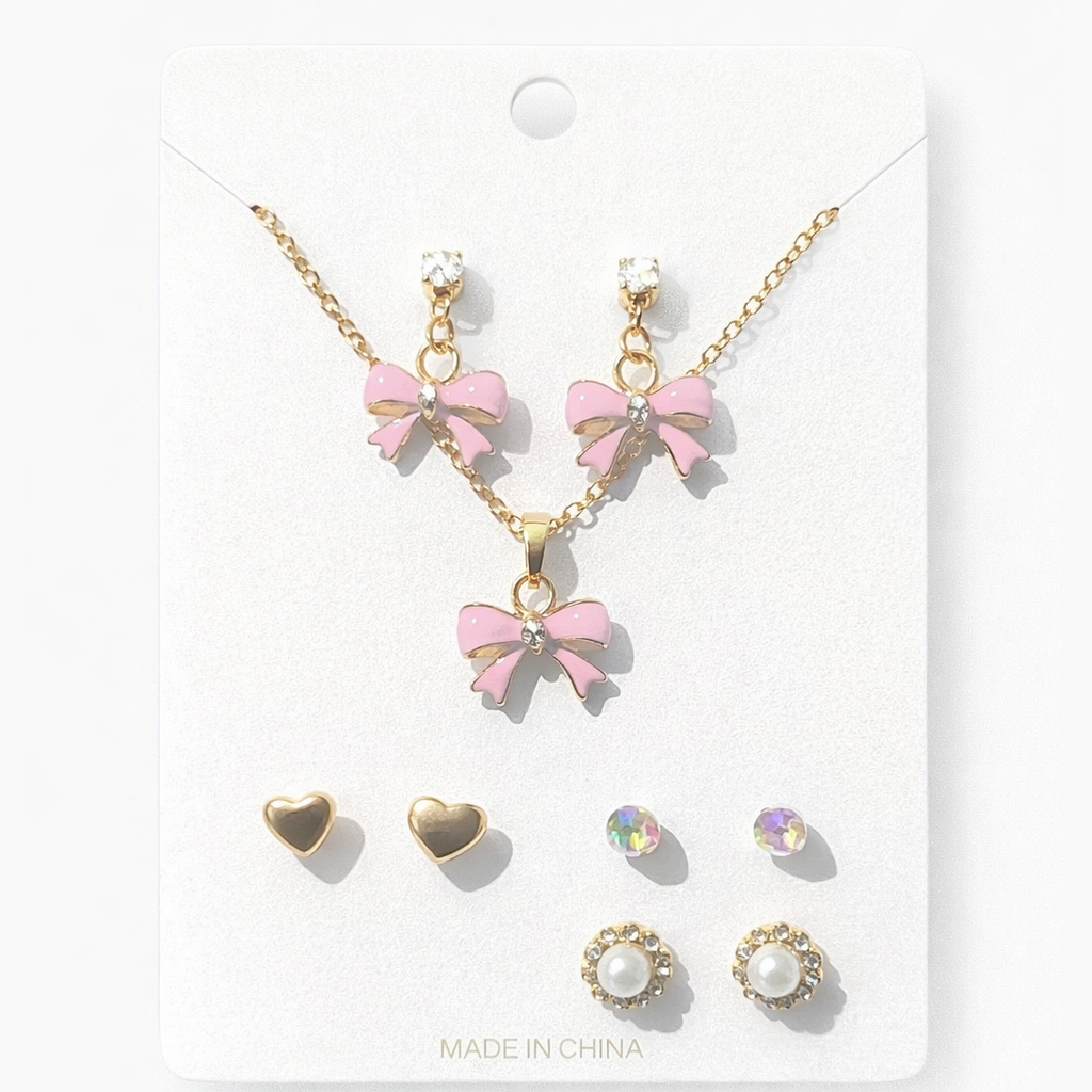 Locket and tops jewellery set