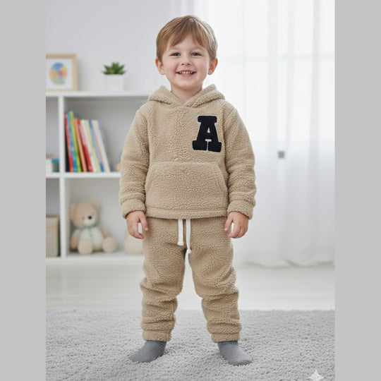 Baby Winter Fleece Hoodie Set