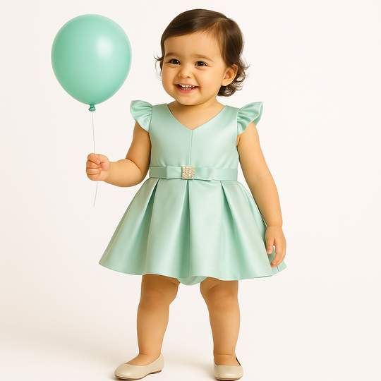 Aqua Fancy Frock