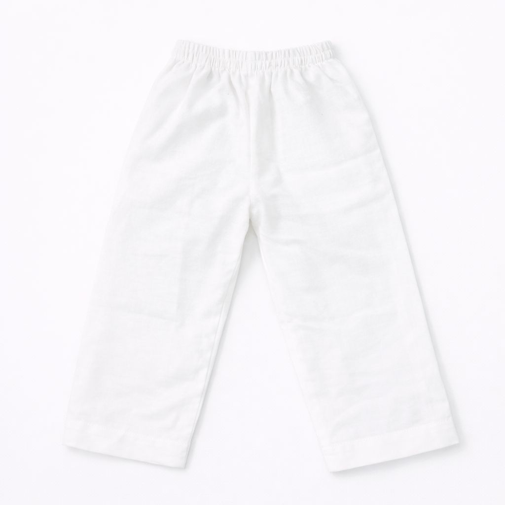 Serene White & Sky Blue Embroidered 2PC Frock Suit