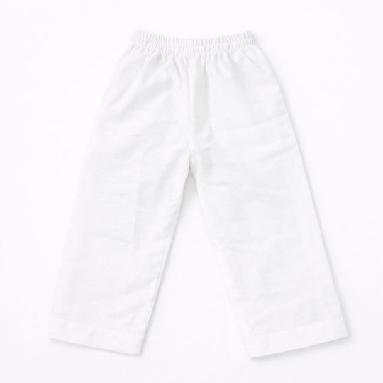 Serene White & Sky Blue Embroidered 2PC Frock Suit