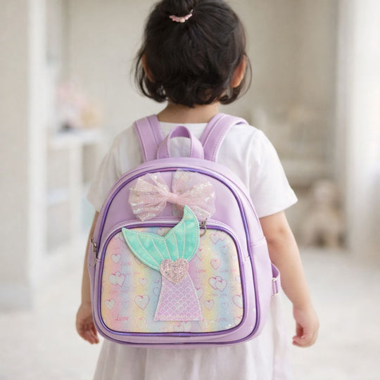 Fish style shimmer baby Backpack