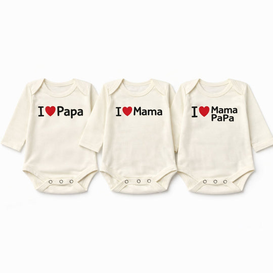 Little Love Mama & Papa Romper