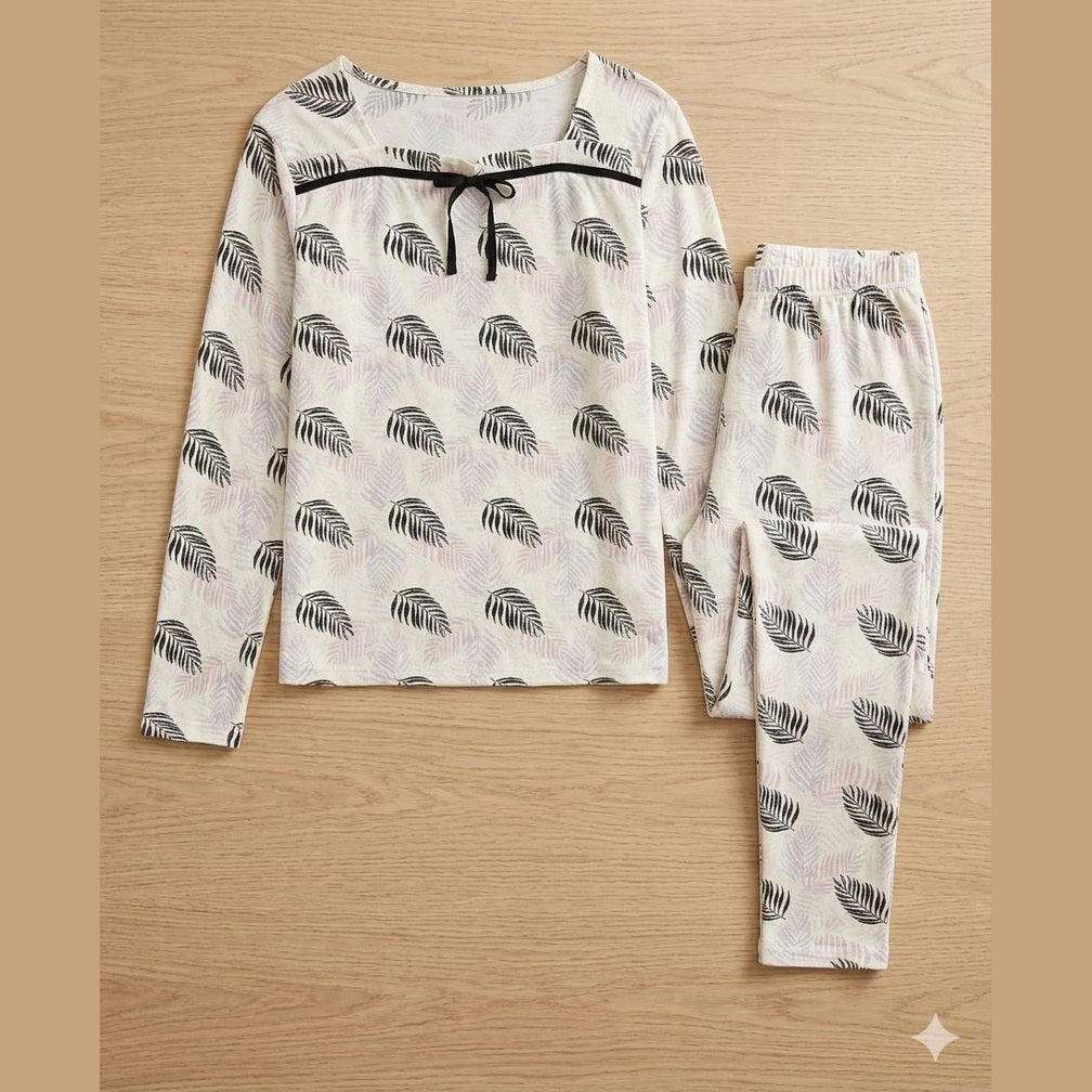 Leafy Nightwear Set
