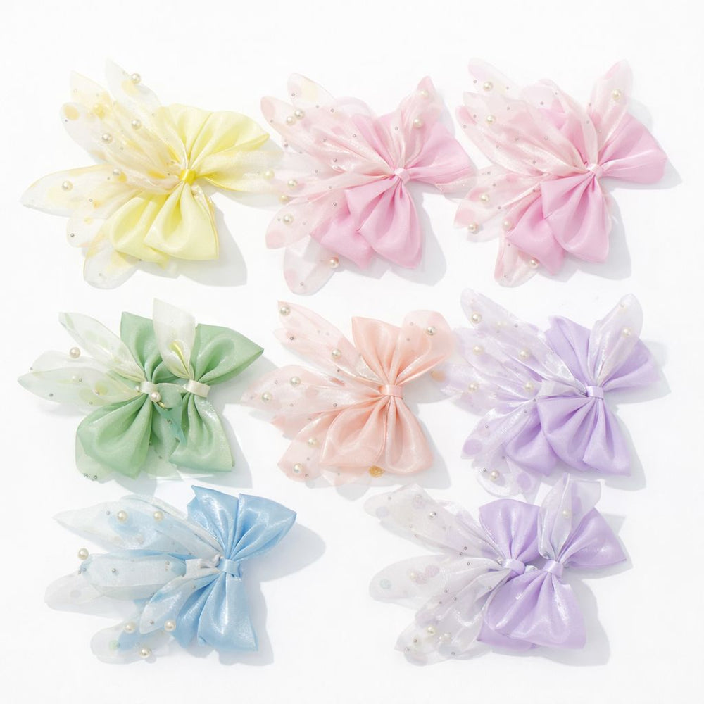 Hair Bow Clip Fancy