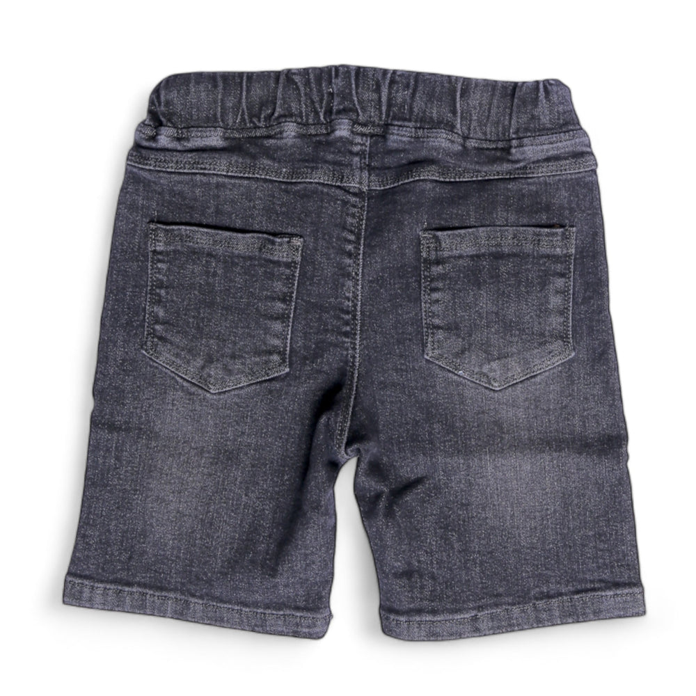 Black Denim Shorts