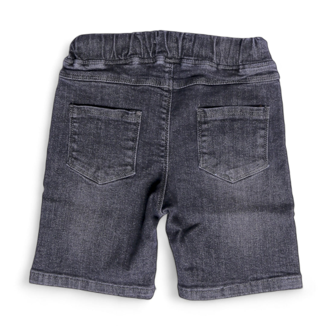 Black Denim Shorts