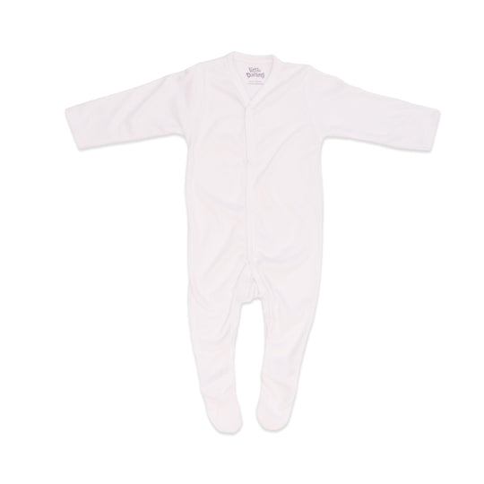 Little Darling Sleeping Suit Basic White