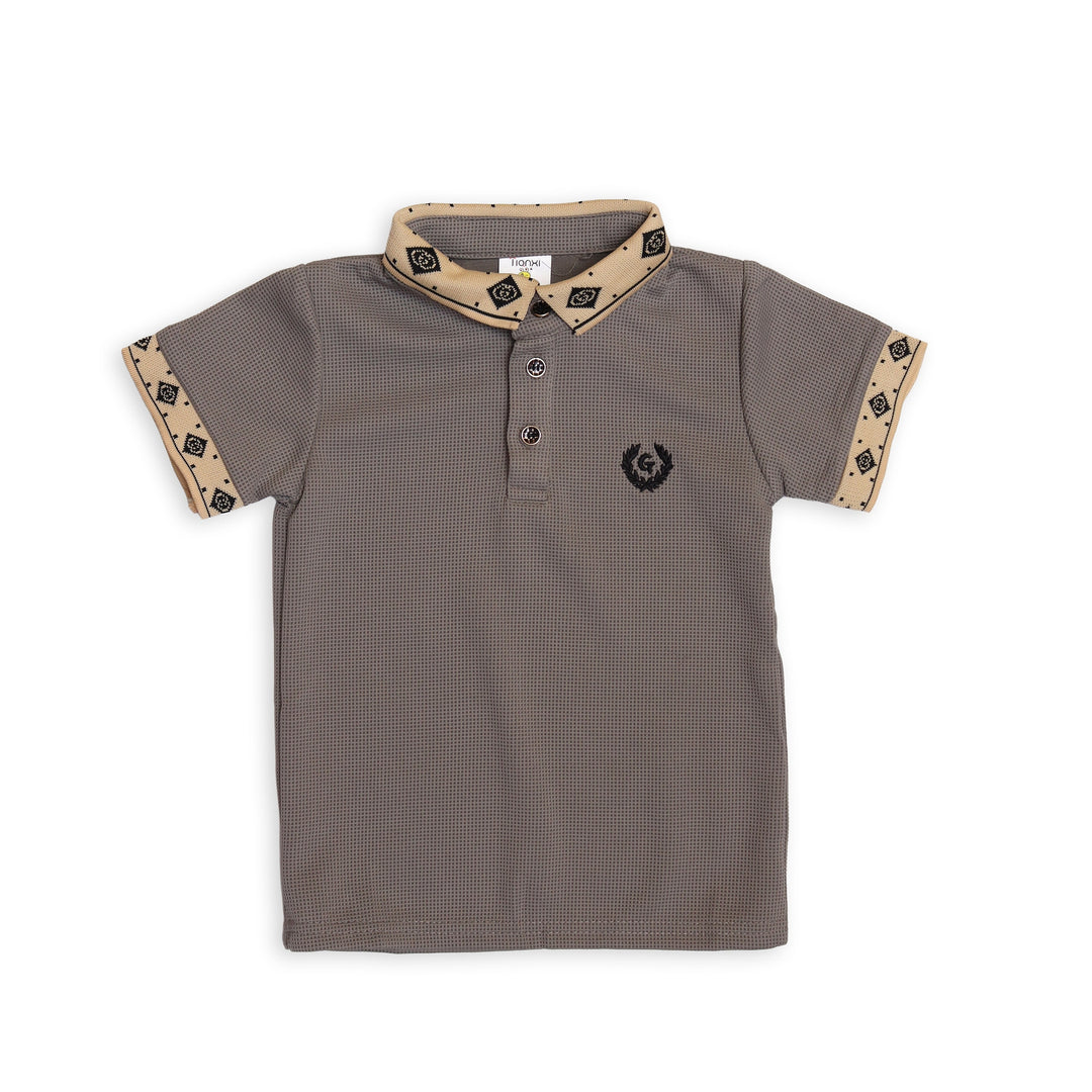 Plain Green Boys Polo T-Shirt