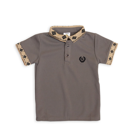 Plain Green Boys Polo T-Shirt