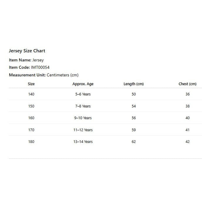 Little Champs Jersey