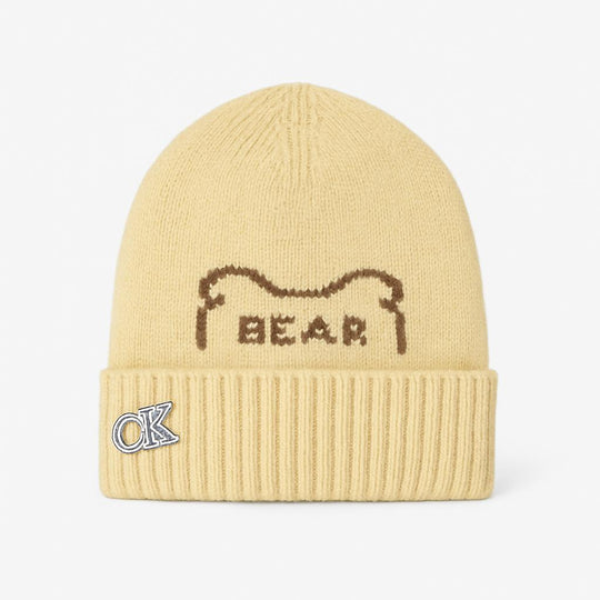 Wool Cap With “Ok” Logo