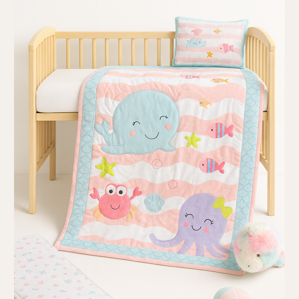 Baby Cot Set Bedding Little Ones