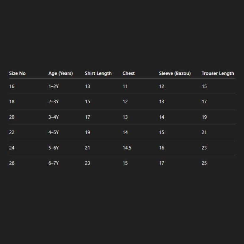 Girls Fancy Suit 3Pcs — D-4001 Trouser Shirt