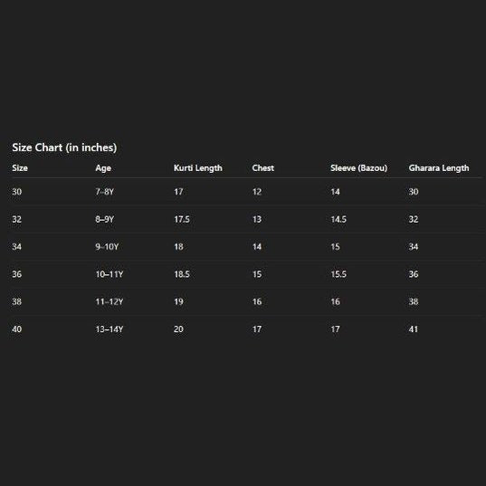 Girls Embroidered Party Wear Suit (3 Pcs)