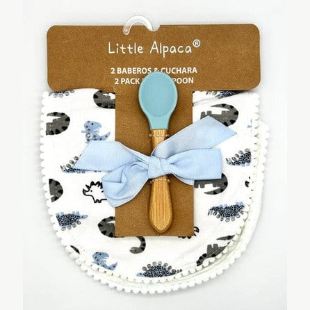 Bib (2Pcs) & Spoon