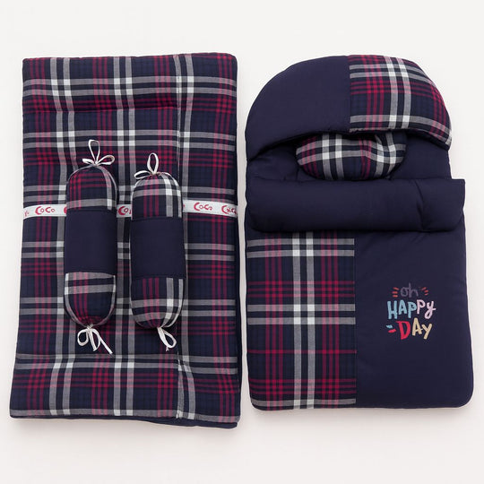 5-Pieces Check Print Bister