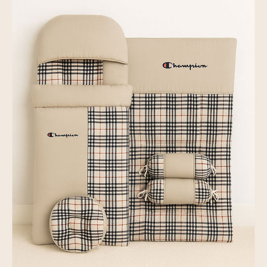 5-Pieces Check Print Bister