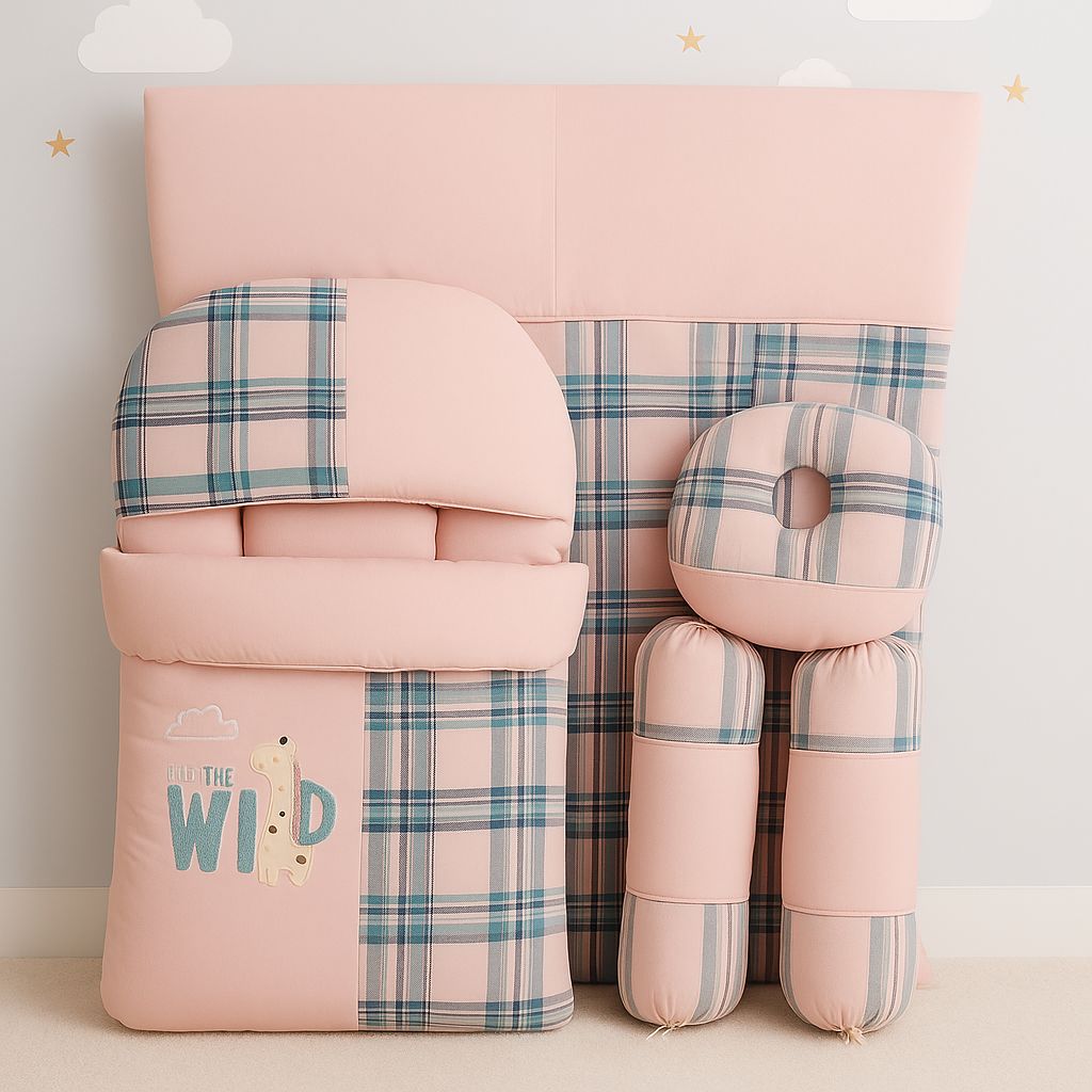 5-Pieces Check Print Bister