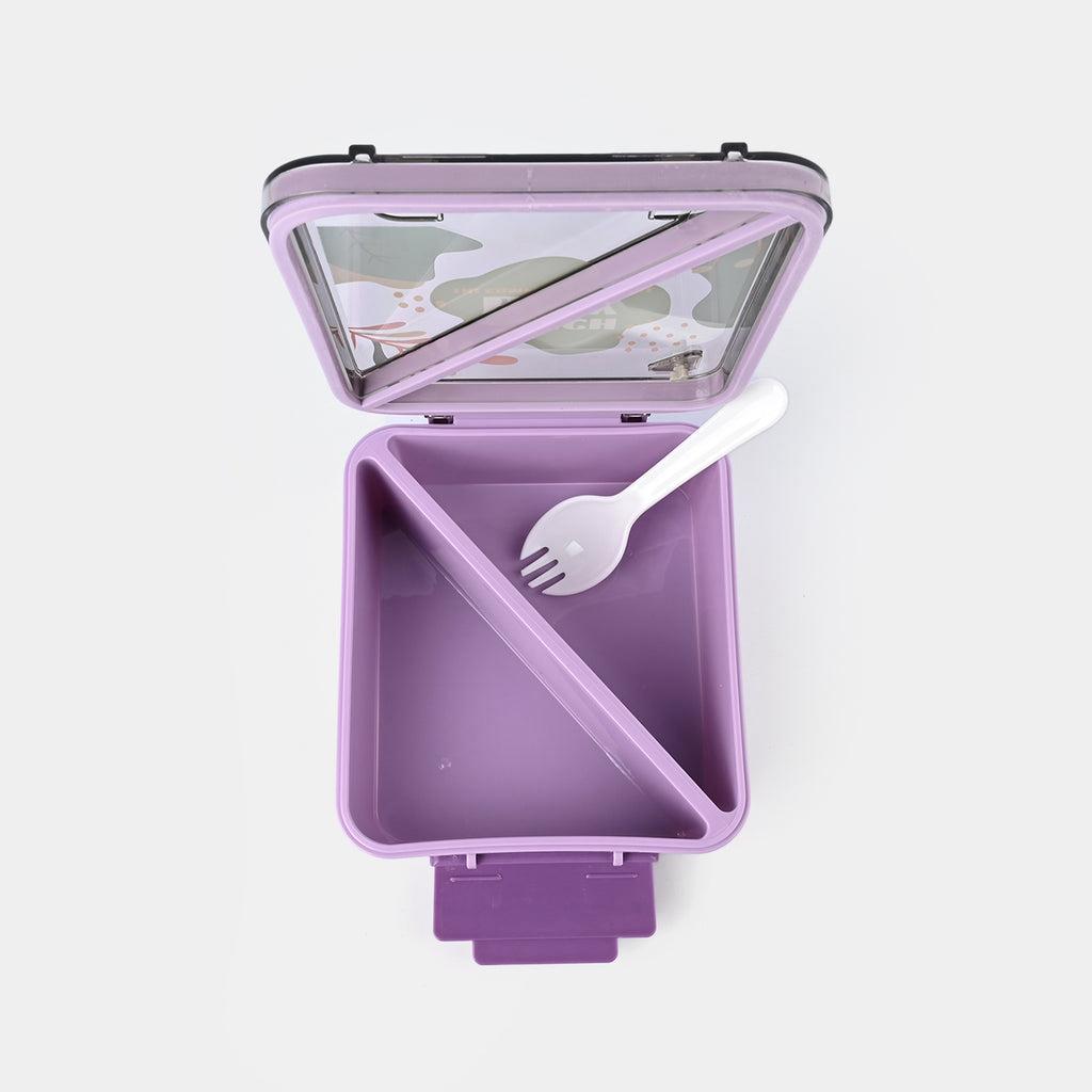 2 Side Medium Lunch Box With Spork