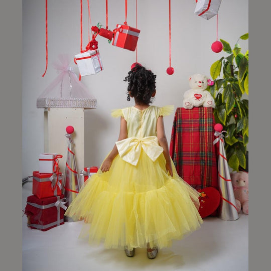 Frill Style Baby Yellow Frock