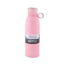 Homeatic Steel Water Bottle 750 Ml (Pink, Black, Blue)
