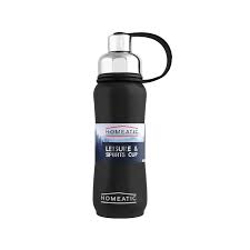 Homeatic Steel Water Bottle 500 Ml (Pink, Black, Blue)